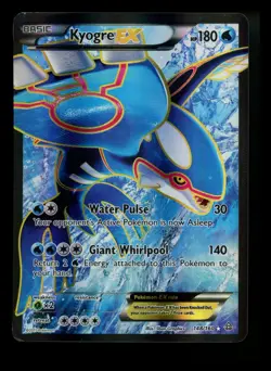 #2 Kyogre EX 148/160 XY Primal Clash 2015 Full Art Holo Pokemon Card TCG - Image 1