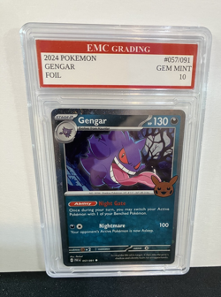 GENGAR #057/091 FOIL Pokemon 2024 Card GRADED 10 MINT TCG CCG - Image 1