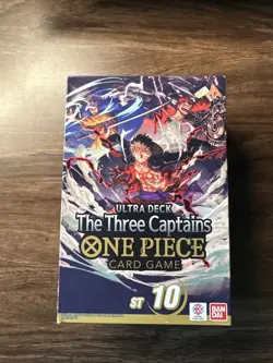 One Piece Card Game Ultra Deck ST-10 the Three Captains English Version Sealed 810059783508 - Image 1