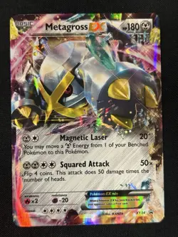Metagross EX (Shiny) XY34 Promo Holo XY Promos Pokemon Card - Image 1