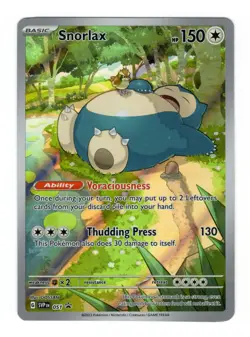 Snorlax Promo SV: Scarlet & Violet Promo Pokemon Card 051 LP - Image 1
