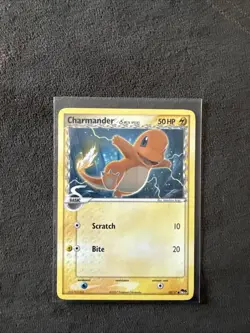 Pokemon Charmander Pop Series 5 Delta Species Card #10/17 2007 LP - Image 1