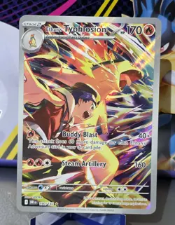 Pokemon TCG Ethan's Typhlosion Destined Rivals Illustration Rare Card 190/182 NM - Image 1