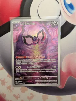 Pecharunt SVP129 Shrouded Fable Illustration Holo Rare Promo Pokemon Card #2 - Image 1