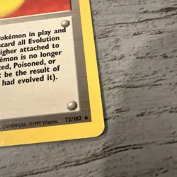 Devolution Spray 72/102 Base Set Rare Pokemon Card SHARP CARD VLP SEE PICS - Image 5