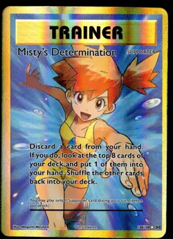 Misty's Determination 108/108 - Evolutions - Near Mint NM Full Art Pokemon Card - Image 1