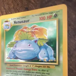 Pokemon Venusaur Base Set Holo Rare 15/102 - LP - English Wizards Card - Image 4