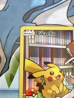 Pokemon Pikachu Secret Rare Full Art Holo SM Cosmic Eclipse Card 241/236 NM MINT - Image 3