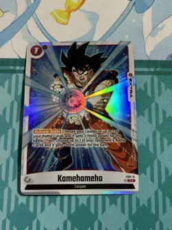 Dragon Ball Fusion World Card FS01-15 Kamehameha C Alternate - English - NM - Image 1