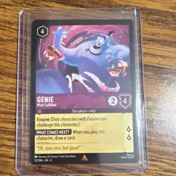 Disney Lorcana Genie-Wish Fulfilled Character Card Regular 053/204 EN - Image 1