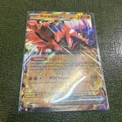 Pokemon Koraidon EX 029 Scarlet & Violet Black Star Promo TCG Card - Image 1