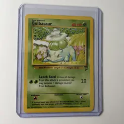 Bulbasaur Base Set 2 WOTC Pokemon Card 67/130 HP-DMG - Image 1