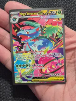MEGA VENUSAUR EX SIR 177/132 MEGA EVOLUTION ENGLISH POKEMON PERFECT 10/10 CARD - Image 2
