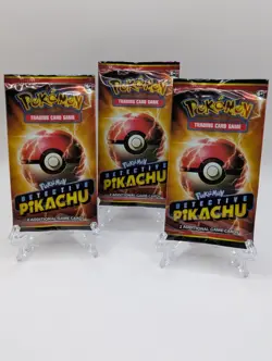 Detective Pikachu Movie 2019 Promo 2 Card Pack SM190 Pokemon New Sealed x3 - Image 1