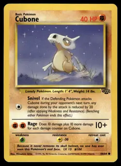 Cubone 50/64 Jungle Pokemon - Image 1