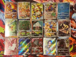 Pokemon TCG Korean Crimson Haze Complete Art Rare Set + 2 super rares and Perrin - Image 1