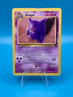 Pokemon TCG 1999 Gengar 20/62 Fossil Set Non Holo Rare Unlimited HP/DMG - Image 1