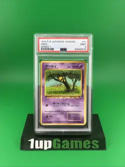 1998 POKEMON JAPANESE VENDING SERIES 1 #63 ABRA PSA 9 - Image 1