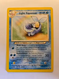 Light Vaporeon #52 Pokemon Neo Destiny MP/HP - Image 1