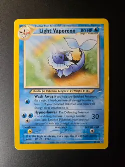 Light Vaporeon #52 Pokemon Neo Destiny MP/HP - Image 3