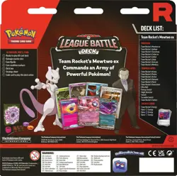 Pokemon TCG Team Rocket's Mewtwo ex League Battle Deck Sealed New #3 - Image 2