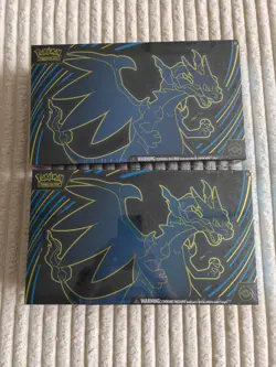 Under Market Price Lot: 2 Brand New Sealed Pokemon Mega Charizard X EX UPC Boxes - Image 1