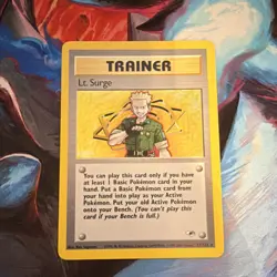 Pokemon TCG Trainer Lt. Surge Gym Heroes 17/132 English - Image 1