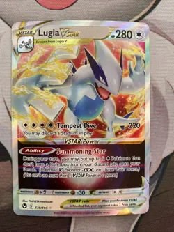 Pokemon TCG Lugia VSTAR Silver Tempest 139/195 Holo Ultra Rare NM/M - Image 1