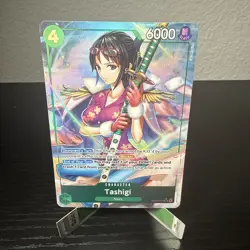 One Piece Tashigi Extra Booster Heroines Rare Holo EB03-018 Alt Art - Image 1