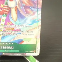 One Piece Tashigi Extra Booster Heroines Rare Holo EB03-018 Alt Art - Image 5