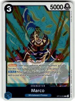 One Piece TCG Marco Rare OP10-055 Royal Blood English Foil - Image 1
