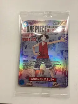 Monkey.D.Luffy (055) (College Basketball US Voyage) P-055 One Piece Promotion... - Image 1