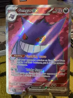 Pokemon TCG Gengar EX Temporal Forces Ultra Rare Scarlet Violet - Image 1