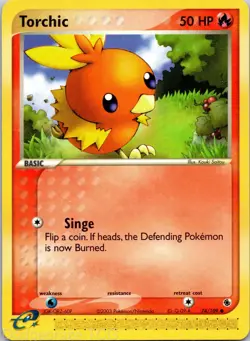 Torchic 74/109 Common Ruby & Sapphire Pokemon NM - Image 1
