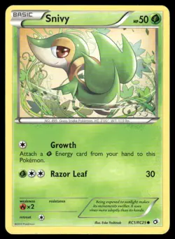 Pokemon Snivy Legendary Treasures: Radiant Collection #RC1/RC25 - Image 1