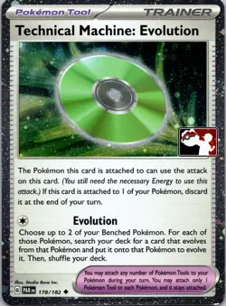 Technical Machine: Evolution 178/182 NM Cosmos Holo Prize Pack Series Pokemon - Image 1