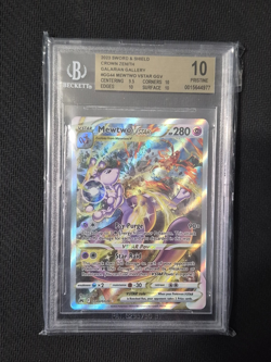 2023 Pokemon Crown Zenith Mewtwo VST Galarian Gallery #GG44/GG70 BGS 10 Pristine - Image 1