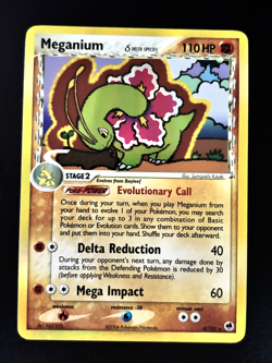 Meganium 4/101 Rare Holo EX Delta Species Dragon Frontiers Pokemon TCG - NM - Image 1