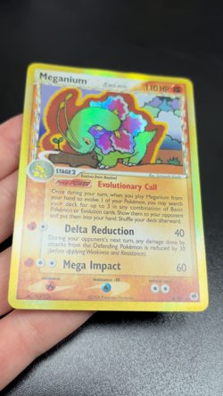 Meganium 4/101 Rare Holo EX Delta Species Dragon Frontiers Pokemon TCG - NM - Image 2