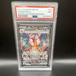 Pokemon Charizard ex Obsidian Flames 223/197 Holo Special Illustration PSA 9 - Image 1