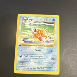 Pokemon TCG Magikarp 1st Edition Shadowless Base Set - Image 1