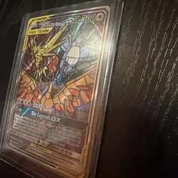 Pokemon TCG Hidden Fates Moltres, Zapdos, Articuno Stained Glass Promo SM210 - Image 2