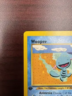 Wooper 1st Edition 82/111 Neo Genesis Common LP 2000 WOTC Vintage Pokemon TCG - Image 3