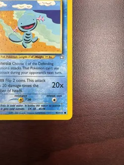 Wooper 1st Edition 82/111 Neo Genesis Common LP 2000 WOTC Vintage Pokemon TCG - Image 5