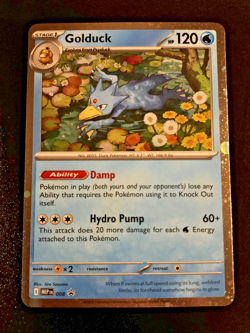 Golduck 008 Black Star Promo Mega Evolution Pokemon TCG - Image 1