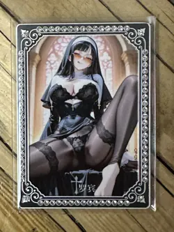 One Piece CCG Goddess Nico Robin Metal Card - Spicy Spread Eagle Nun - Image 1