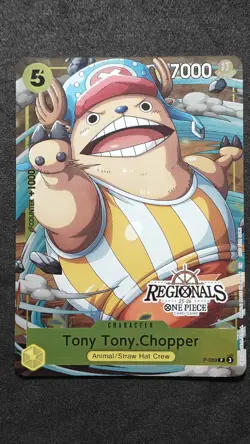 Tony Chopper P 089 Textured Regionals One Piece Card Game TCG - Image 1