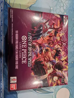 One Piece a Fist of Divine Speed OP-11 Booster Box Sealed 24 Packs - Image 1
