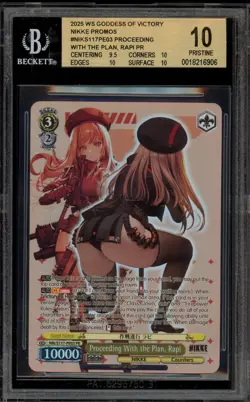 Weiss Schwarz Proceeding With the Plan Rapi Nikke Promo NIK/S117-PE03 PR BGS 10 - Image 1