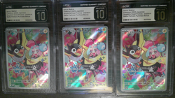CGC Pristine 10 Iono’s Wattrel 232/S-P Promo CGC PRISTINE 3-Card Lot Pokemon - Image 1
